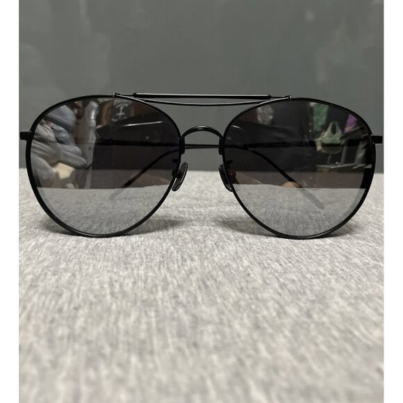 Gentle Monster Sunglasses Titanium Collection 01 Big Bully Black Mirror Aviator - Picture 1 of 12